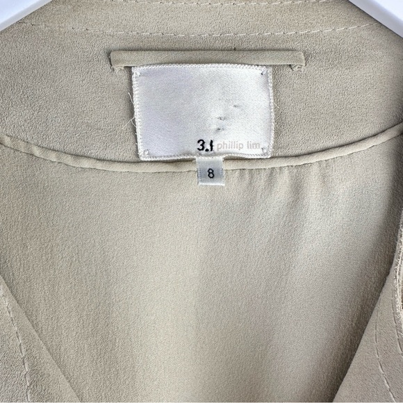 3.1 Phillip Lim Ecru Suede Moto Jacket - Picture 16 of 16